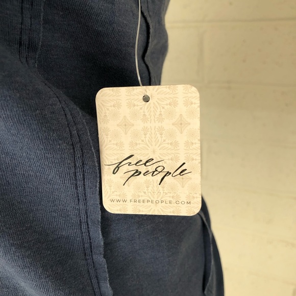 NWT Free People/We The Free Always Yours Tee in Shaded Lake (Blue) - Picture 4 of 11